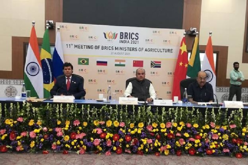 केंद्रीय मंत्री नरेंद्र सिंह तोमर की अध्यक्षता में हुई ब्रिक्स देशों के कृषि मंत्रियों की बैठक, कृषि जैव विविधता को मजबूत करने पर हुआ मंथन