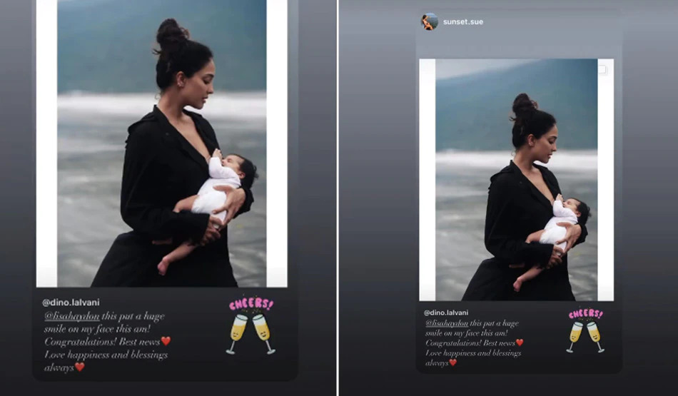 लीजा हेडन की बेटी लारा जिसकी पहली तस्वीर सामने आ गई है और ये फोटो बेहद क्यूट है। (फोटो साभारः Instagram @lisahaydon)