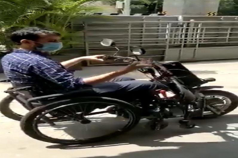 गजब का जुगाड़, व्हीलचेयर को बना दिया बाइक.. आनंद महिंद्रा ने वीडियो शेयर कर कहा ‘मुझे खुशी मिलेगी’ जब..