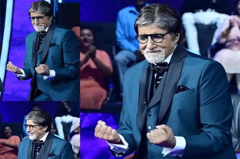 KBC13 के सेट पर अमिताभ बच्चन ने जमकर किया डांस, अभिनेता रणवीर सिंह ने दिया ऐसा रिएक्शन