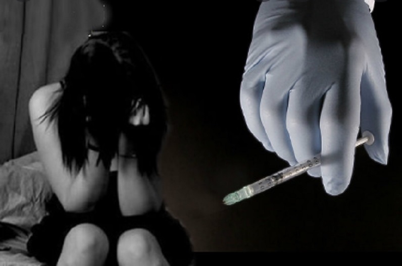 वीर्य से भरा सिरिंज महिला को चुभाया.. दुकान आई थी महिला