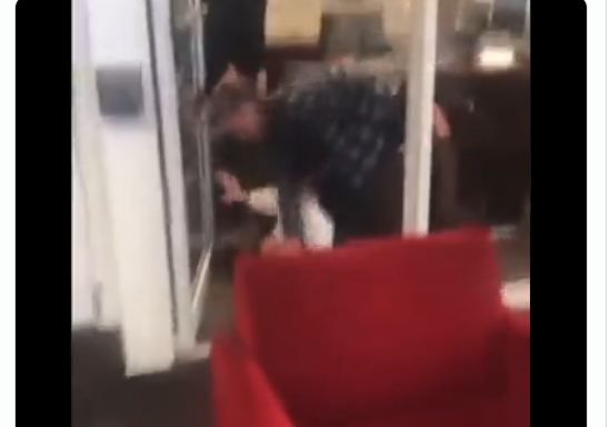 Girl Beating In Office