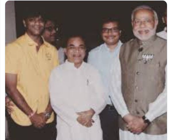 PM Modi with 'Nattu Kaka'