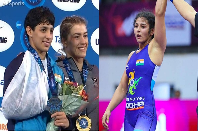 World Wrestling Championship में भारतीय महिला पहलवानों का सर्वश्रेष्ठ प्रदर्शन, अंशु को रजत, सरिता ने कांस्य पर जमाया कब्जा