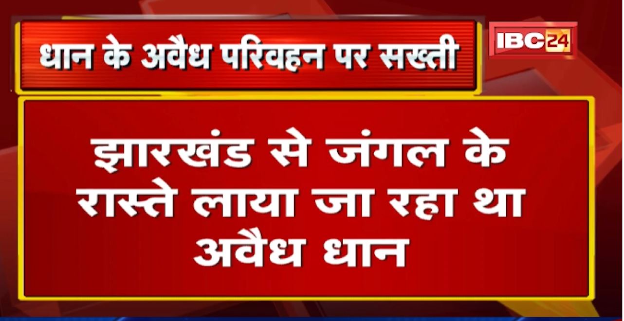 Pathalgaon : धान के अवैध परिवहन पर कार्रवाई | करीब 70 बोरी धान और पिकअप वाहन जब्त | देखिए