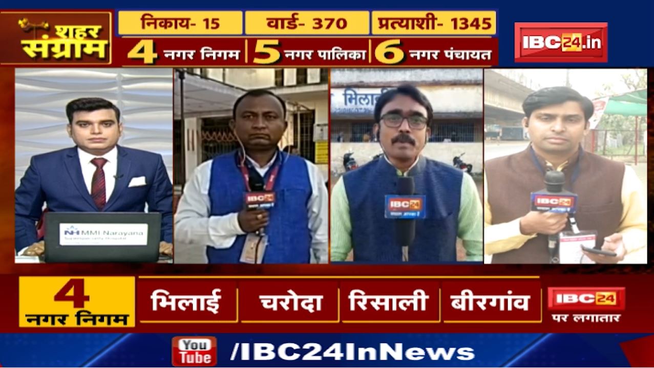Chhattisgarh Urban Body Election 2021 LIVE: 15 नगरीय निकायों के 370 वार्डों के लिए मतदान