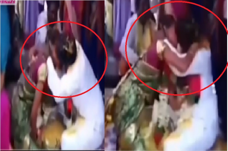 मंडप में ही KISS करने लगे दूल्हा-दुल्हन, ये सब देख मेहमानों के उड़े होश, देखें हॉट वीडियो