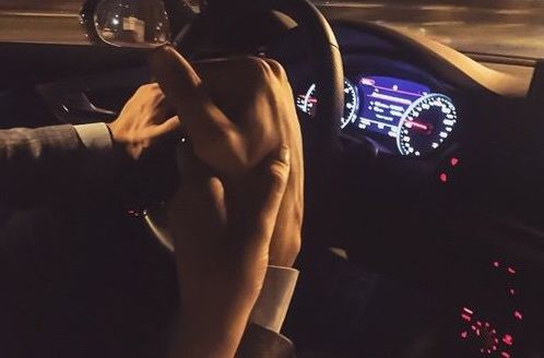 love in car