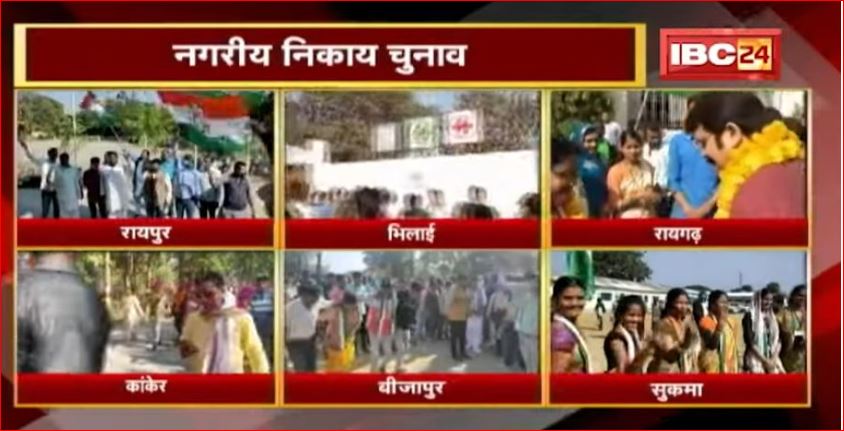 Chhattisgarh Urban Bodies Election 2021 Result LIVE :15 में से 13 निकायों में कांग्रेस ने लहराया परचम, सिर्फ एक नगर पंचायत में भाजपा की जीत, ​देखिए पूरी रिपोर्ट