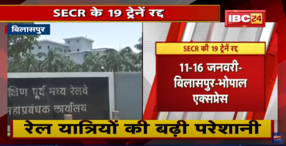 Train Cancelled News : रेल यात्रियों की बढ़ी परेशानी | 19 Express और Passenger Train रद्द