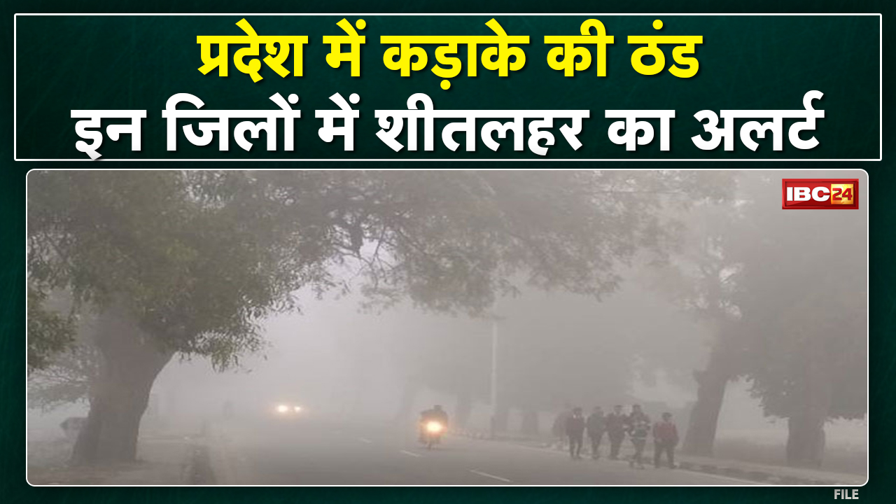 Madhya Pradesh-Chhattisgarh में कड़ाके की ठंड | इन जिलों का तापमान 5 से 4 डिग्री दर्ज