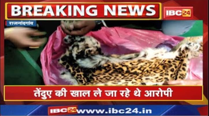Leopard Skin Smuggling : तेंदुए की खाल ले जा रहे 3 आरोपी हुए गिरफ्तार