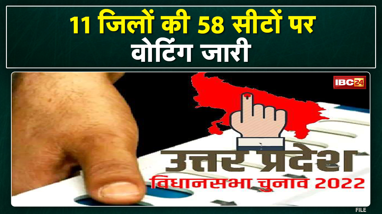 1st Phase Uttar Pradesh Vidhan Sabha Elections 2022 : जानिए11 बजे तक का वोटिंग प्रतिशत….