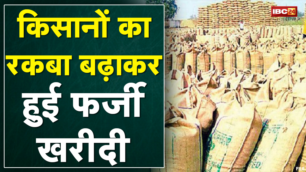 Raigarh : किसानों का रकबा बढ़ाकर हुई फर्जी खरीदी | 3 सदस्यीय जांच टीम का गठन