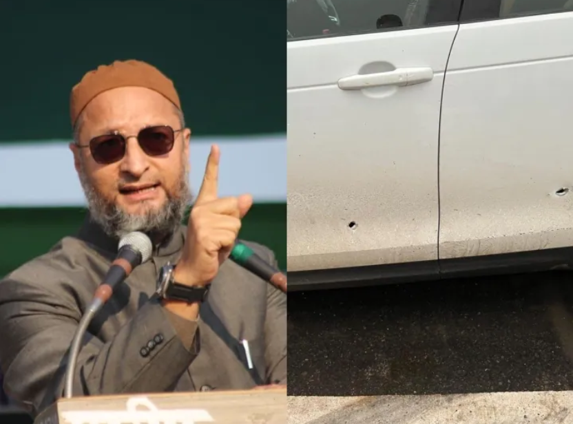 Asaduddin Owaisi Vehicle Attacked: असदुद्दीन ओवैसी का दावा- मेरठ से लौटते वक्त गाड़ी पर की गई 4 राउंड फ़ायरिंग