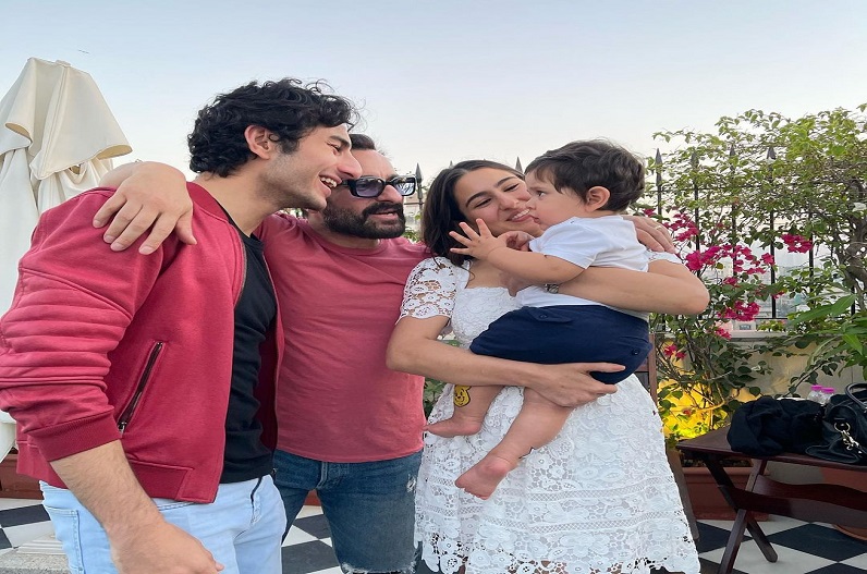 इब्राहिम के कंधे पर तैमूर…सारा की गोद में जेह, बेटे के बर्थडे पर बच्चों पर प्यार लुटाते दिखे सैफ अली ख़ान, देखें तस्वीरें