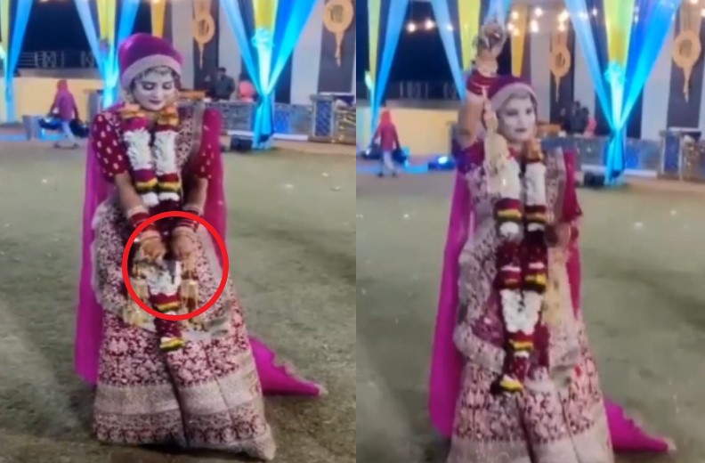 जयमाला के बाद दुल्हन ने अचानक थाम ली बंदूक, फिर दनादन दाग दी गोलियां, देखकर उड़े दूल्हे के होश