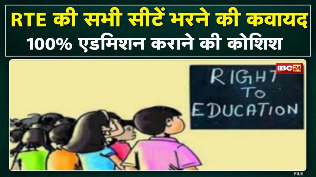 Raigarh: Exercise to fill all RTE seats. Trying to get 100% admission this time