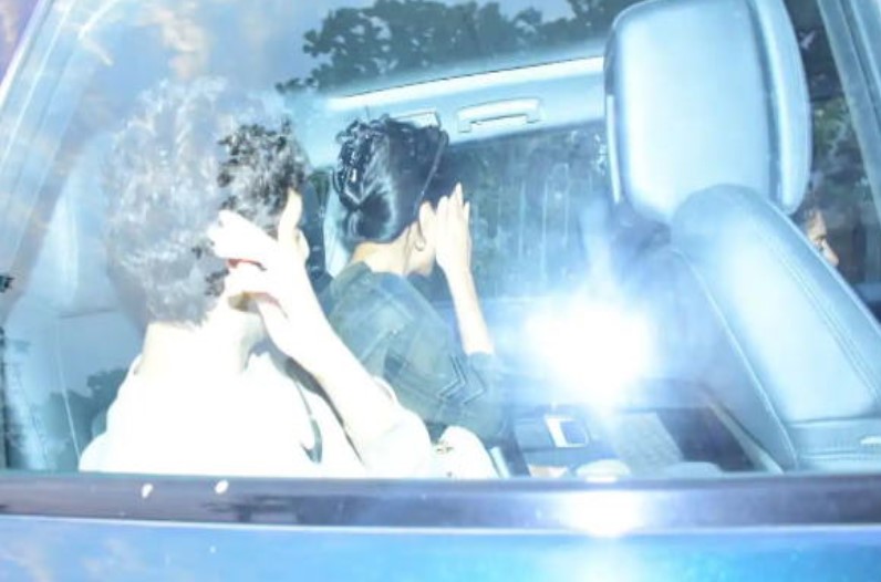 Suhana Khan Seen with Boy in Car