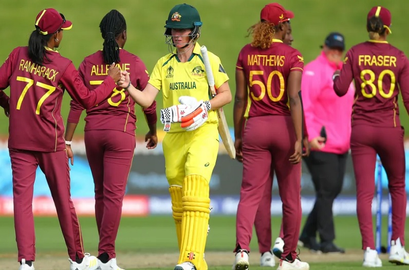 महिला विश्व कप: ऑस्ट्रेलिया का विजयी अभियान जारी, वेस्टइंडीज को 7 विकेट से हराया