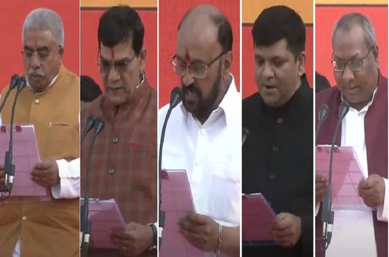 दूसरी बार यूपी के सीएम बने योगी आदित्यनाथ, 2 डिप्टी CM, 16 कैबिनेट मंत्री, 14 स्वतंत्र प्रभार और 20 राज्य मंत्रियों ने भी ली शपथ