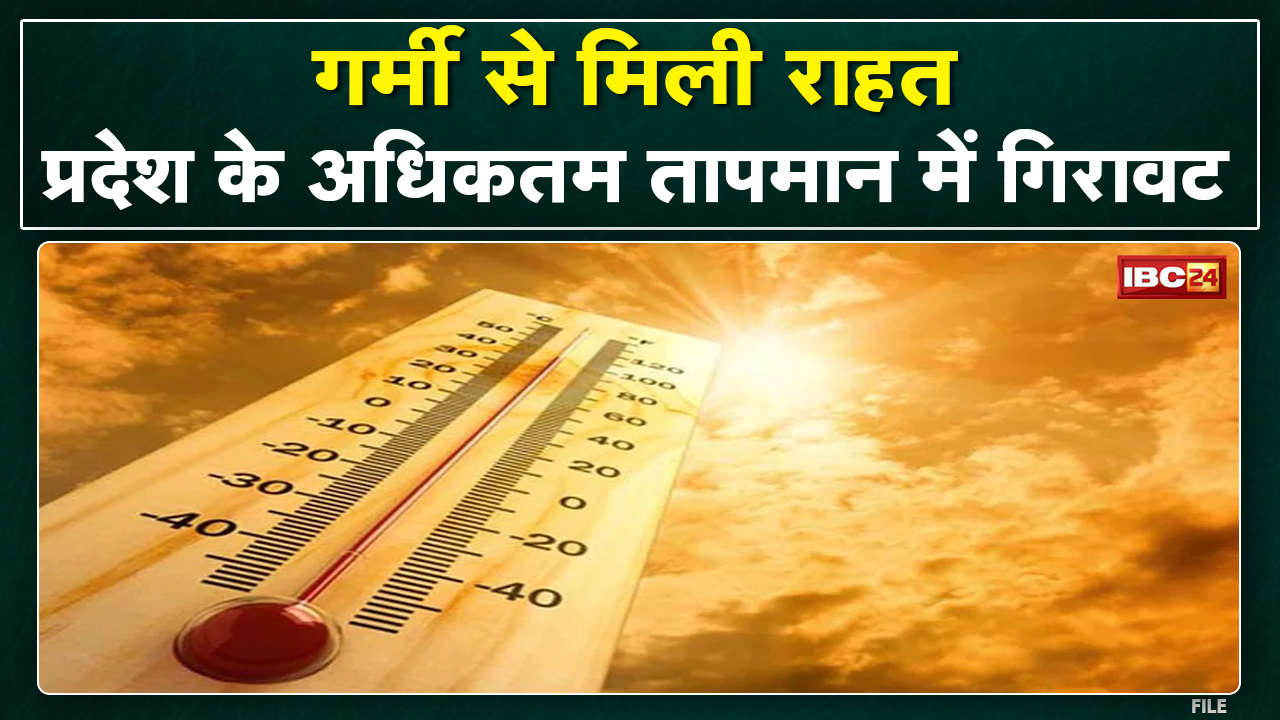Madhya Pradesh Weather Update : पश्चिमी हवा से मौसम में ठंडक | जानिए अपने शहर का हाल