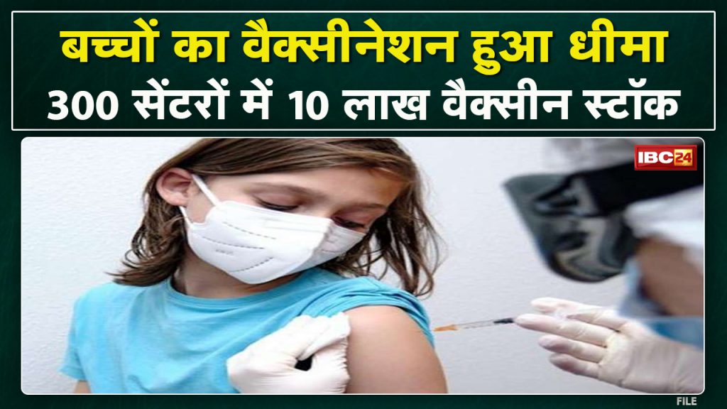 Chhattisgarh Corbevax Vaccination Update: Vaccination slow | 10 lakh vaccine stock at 300 centers