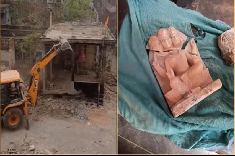 Video of Bulldozer demolishing