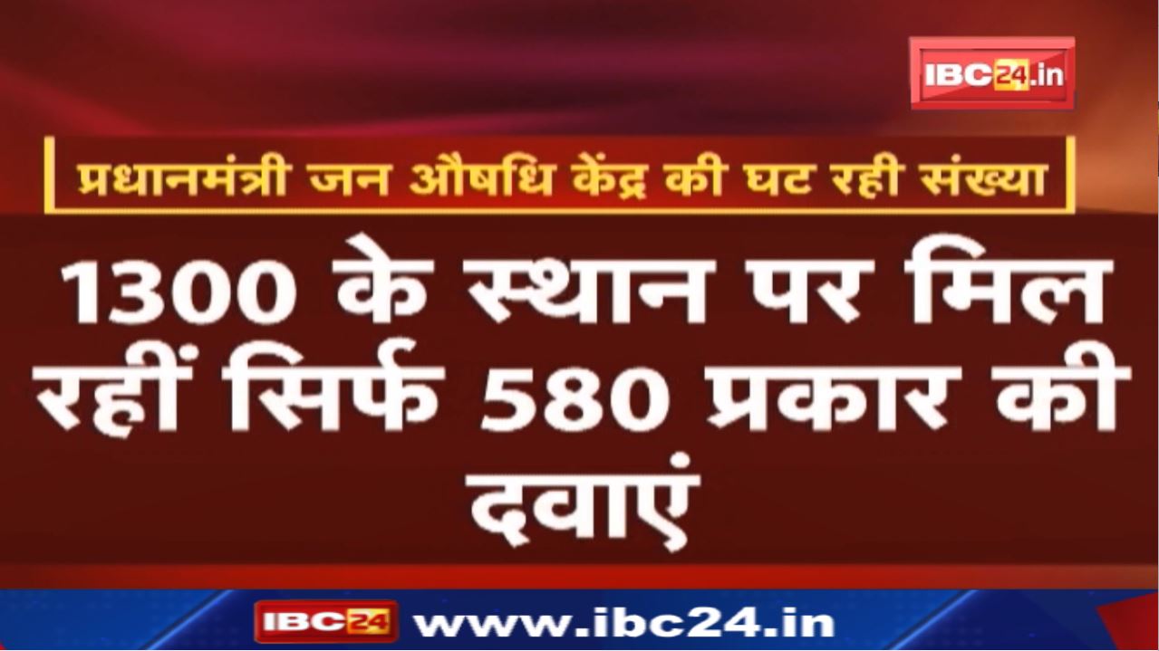 Pradhanmantri Jan Aushadhi Kendra : 177 में से 99 केंद्र हो गए बंद | नहीं मिल रही कई दवाइयां