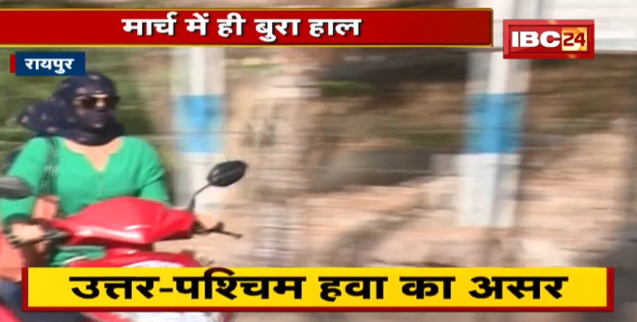 Raipur Weather News : तेज तपिश से बढ़ी गर्मी | मार्च में ही बुरा हाल | देखिए