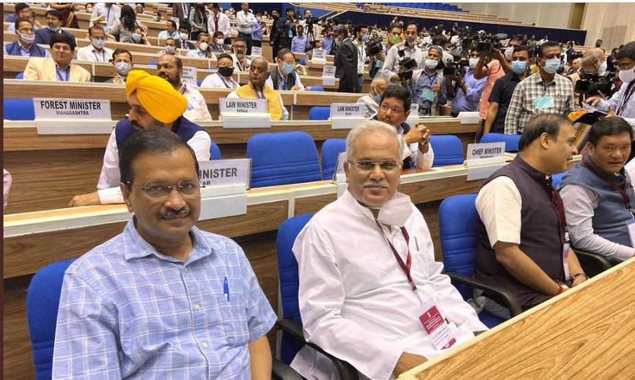 CM-CJ सम्मेलन में शामिल हुए मुख्यमंत्री भूपेश, PM मोदी ने समय में न्याय मिलने पर दिया जोर