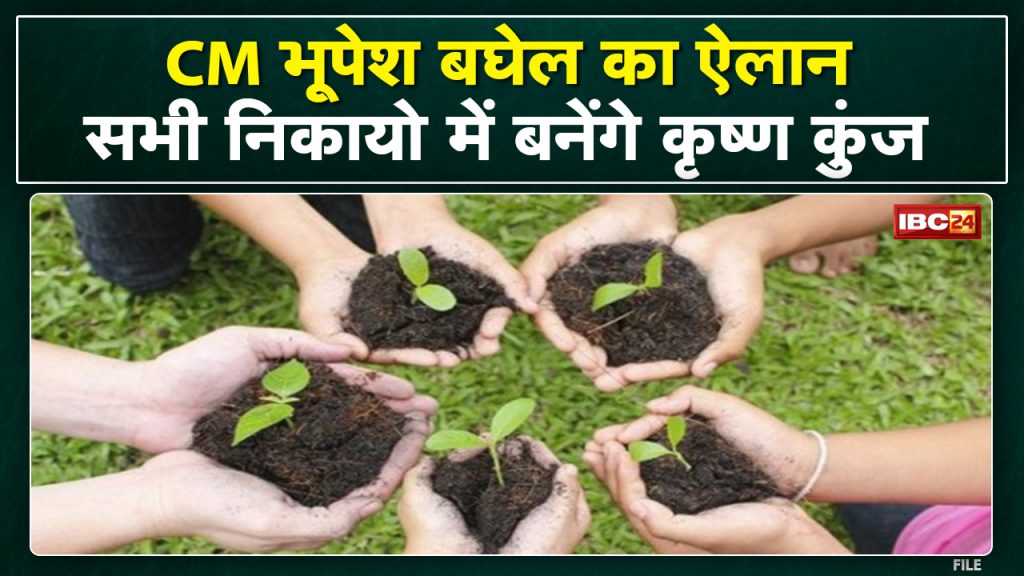 Krishna Kunj will be built in all the urban bodies of Chhattisgarh | CM Bhupesh has given instructions to all the Collectors