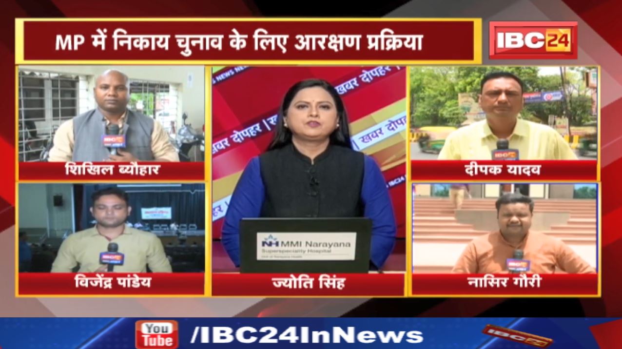 Madhya Pradesh Urban Body Election Reservation Process : नगरीय निकाय चुनाव के लिए आरक्षण प्रक्रिया..