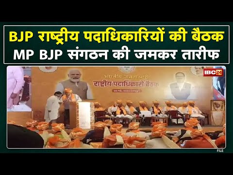 Mahamanthan of BJP in Jaipur | Madhya Pradesh BJP organization is highly praised. Political News