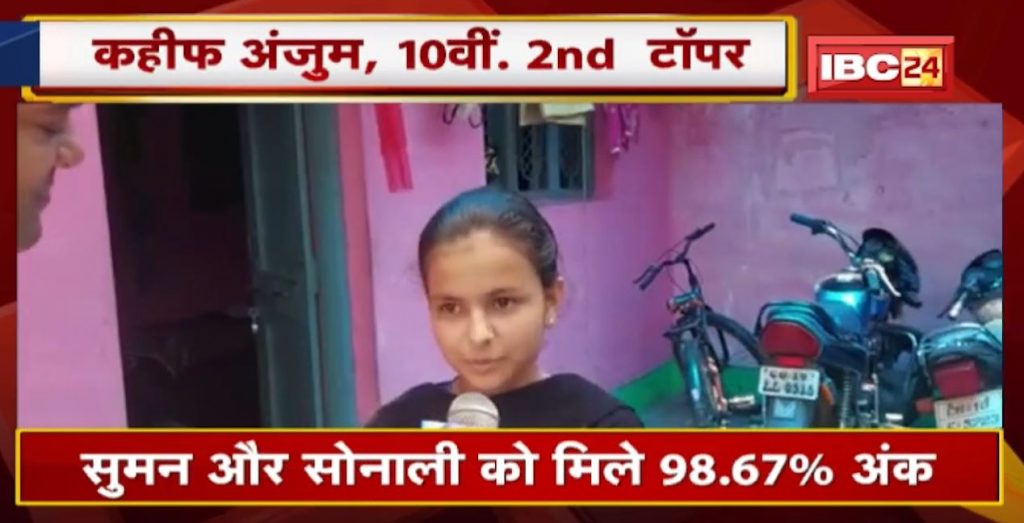CG Board 10th Topper 2022: In 10th Pendra's Kaif Anjum secured second place in the state