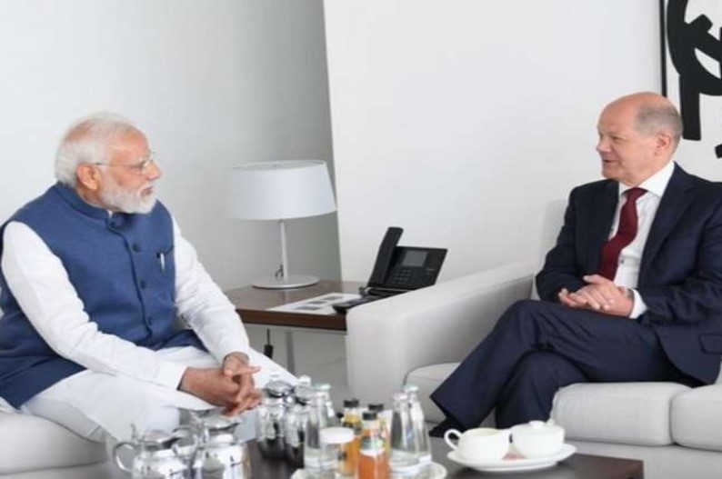 PM Modi and German Chancellor Olaf Schalz