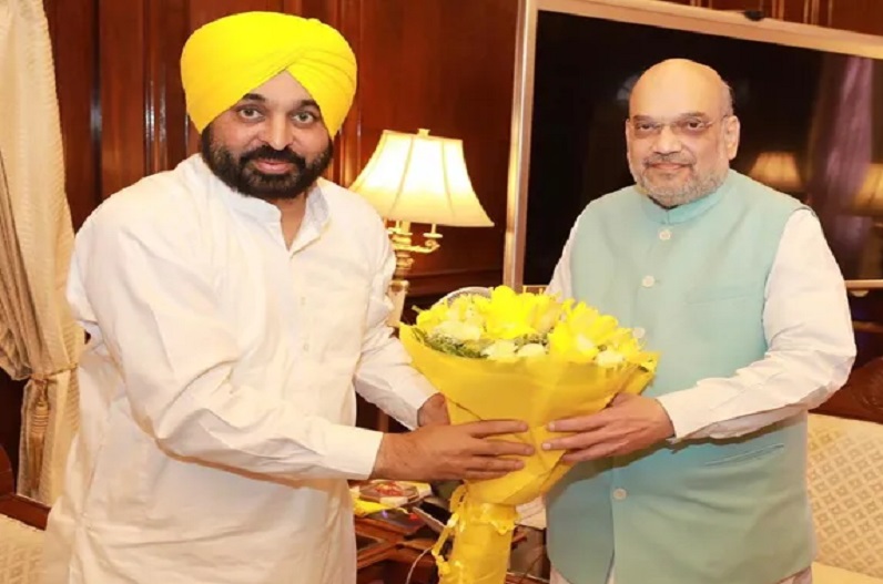 अमित शाह से मिले सीएम भगवंत मान, सीमा सुरक्षा से लेकर इन मुद्दों पर की बात…