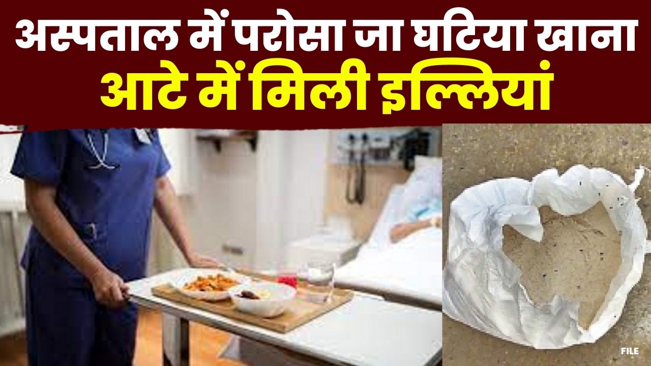 इस Hospital में परोसा जा रहा घटिया खाना | आटे में मिली इल्लियां, किचन निरीक्षण के दौरान खुली पोल….