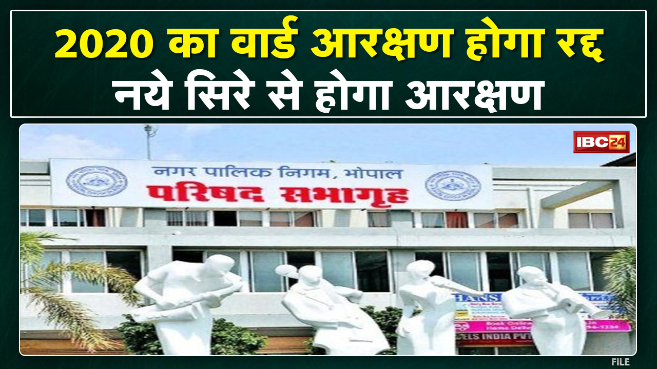 Bhopal : नए सिरे से होगा वार्डों का आरक्षण | Congress-BJP के बीच आरोप-प्रत्यारोप शुरू