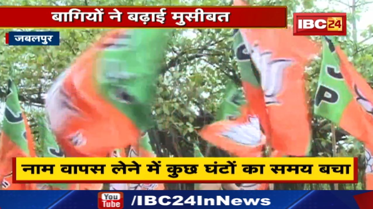 Jabalpur Urban Body Eletion 2022 : बागियों ने बढ़ाई मुसीबत | नाम वापस लेने में कुछ घंटों का बचा समय