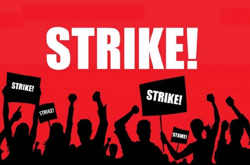 Sarpanch union on strike