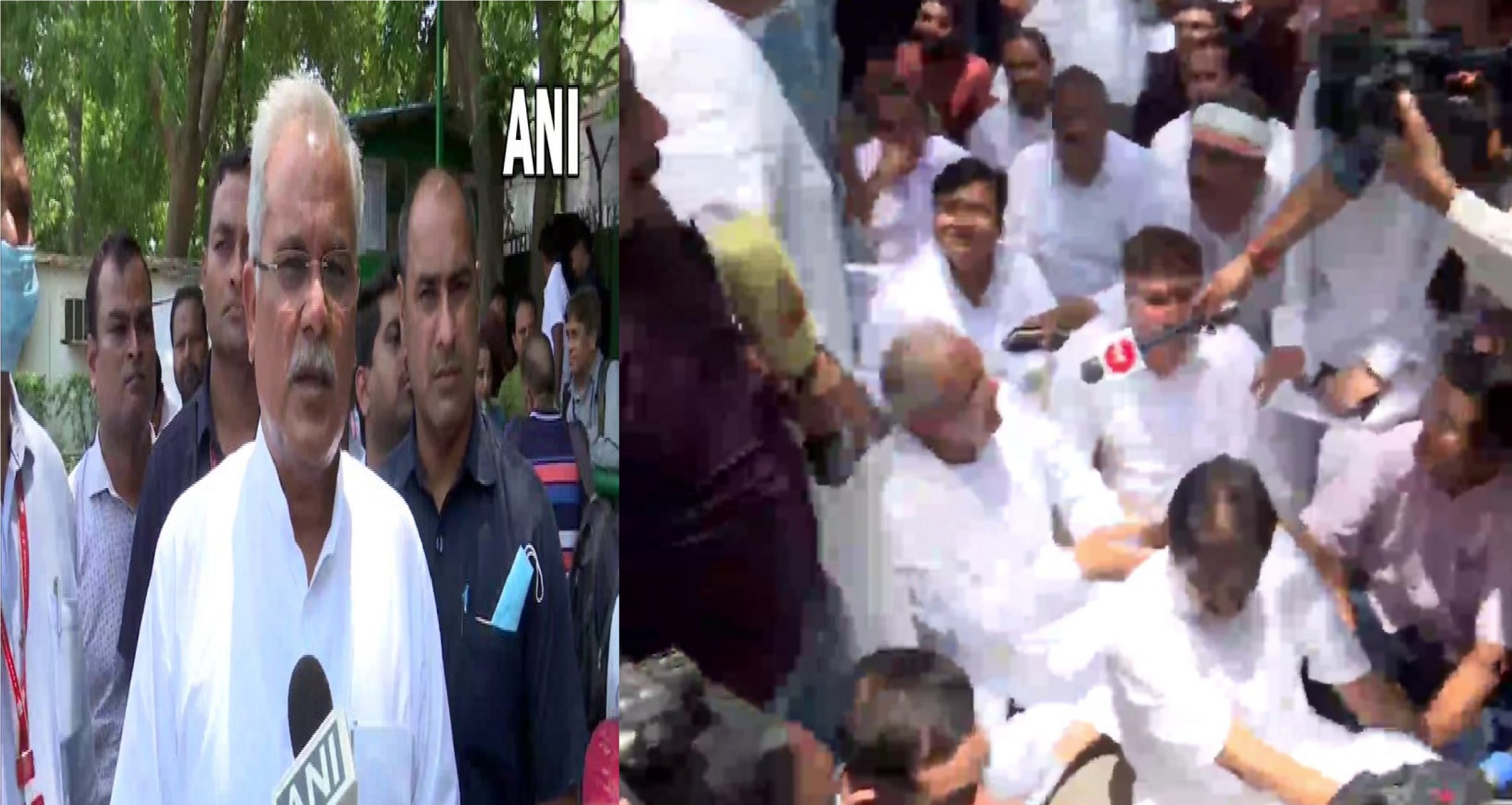 National Herald Case: धरने पर बैठे CM भूपेश बघेल, केंद्र सरकार को सुनाई खरी-खरी