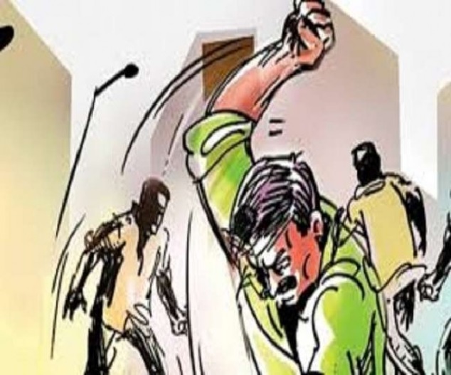 Father-sons thrashed the young man to death