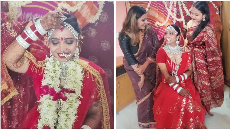 बिना दूल्हे, बिना पंडित के हुई क्षमा की शादी, खुद से भरी अपनी मांग, हल्दी..मेंहदी और सात फेरों की रस्में भी हुईं