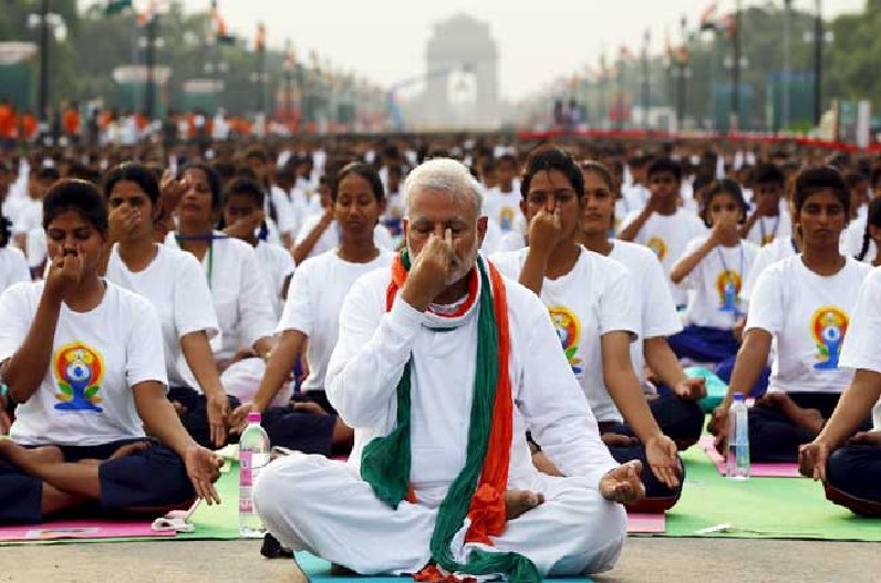 PM Modi on International Yoga Day