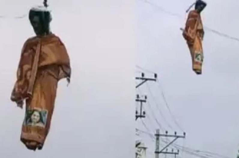 Nupur Sharma effigy found hanging