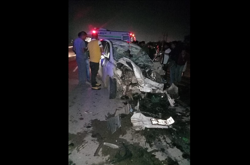 road Accident in Bilaspur