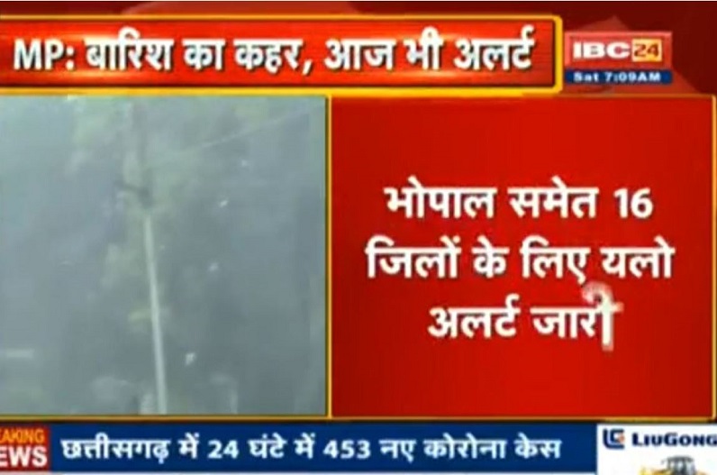 राजधानी समेत प्रदेश के 16 जिलों में भारी बारिश की चेतावनी, घर से निकलने के पहले जान लें मौसम का हाल