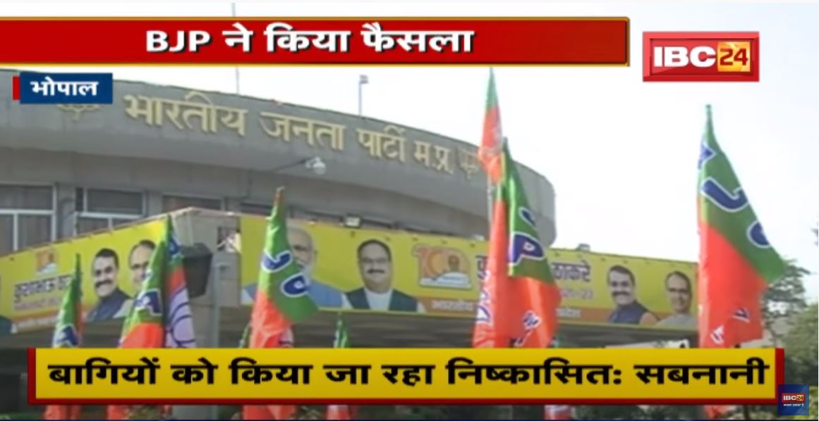 MP Urban Body Election 2022 : BJP के बागी निकाय चुनाव में उतरे | बागियों के खिलाफ होगी कार्रवाई