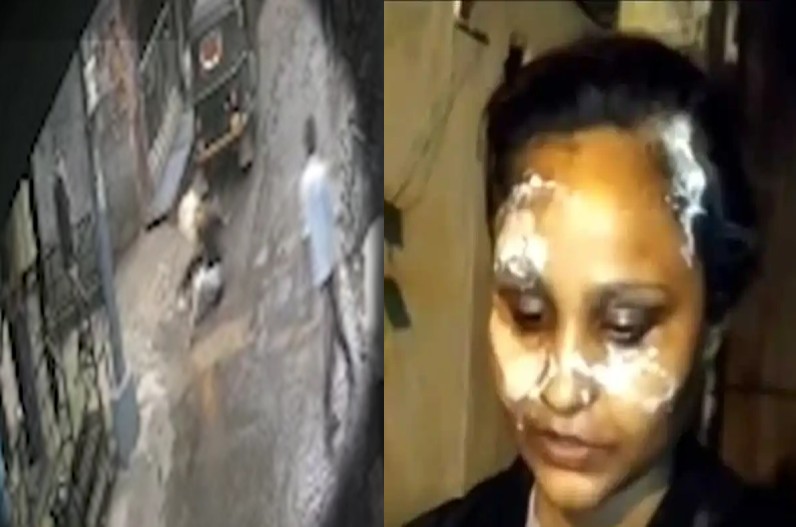 Husband sets fire to wife by pouring petrol